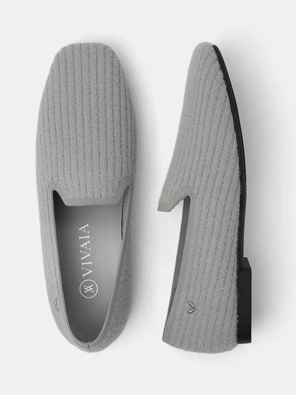 Vivaia Rosie Square Toe Fluffy Loafers Size EU 37.5